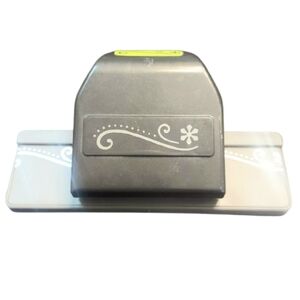 EK Success Edge Punch Flower Swirl & Dots Border Paper Punch